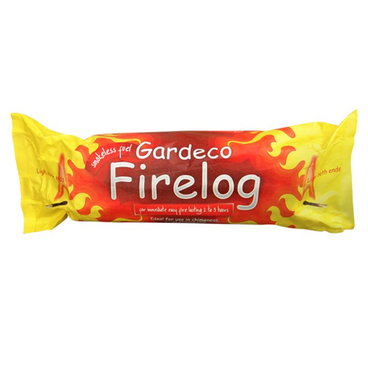 Gardeco Instant Lighting Firelog - Individual - Brown