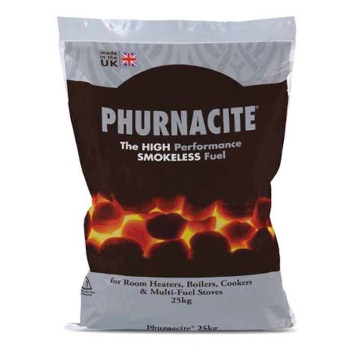 EVA Phurnacite Smokeless Coal Pallet - 50x 25KG Bags - Black