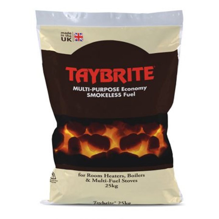 EVA Taybrite Smokeless Coal Pallet - 50x 25KG Bags - Black
