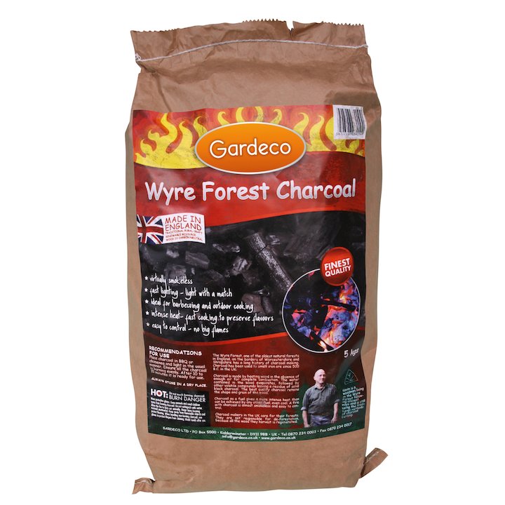 Gardeco Wyre Forest Charcoal - 5KG Bag - Black