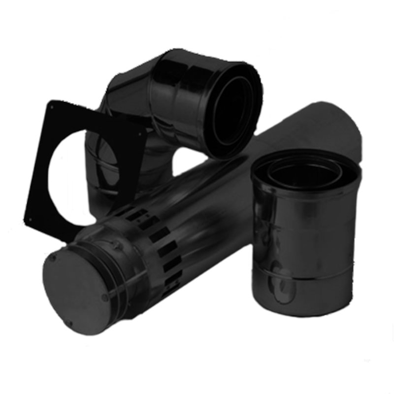 Gazco Top Exit Up & Out Balanced Flue Termination Kit - Anthracite