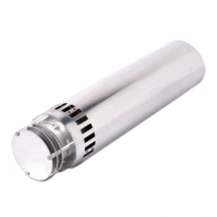 Gazco Horizontal Flue Terminal Length Balanced Flue Pipe - Silver Filigree