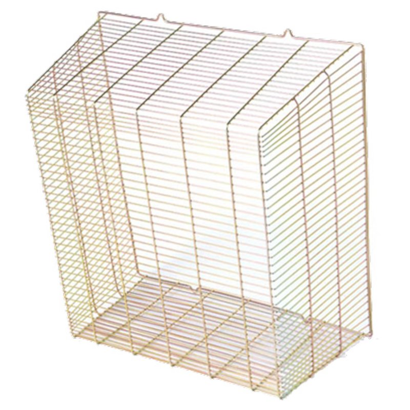 Gazco Horizontal Exit Terminal Guard - Balanced Flue Pipe - Silver Filigree