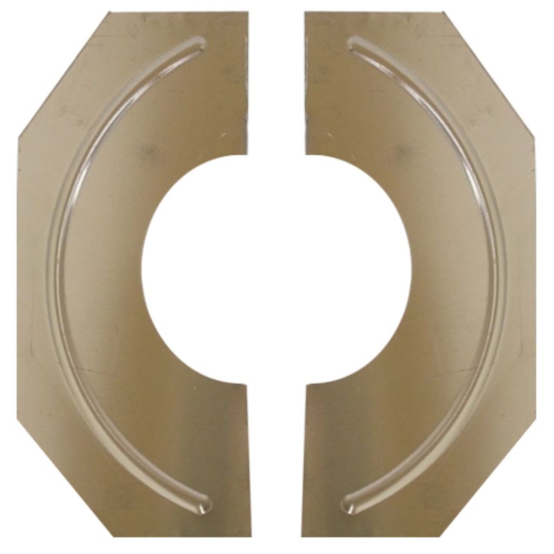 Triplelock Gas/Oil Top Clamp Plate - Silver Filigree