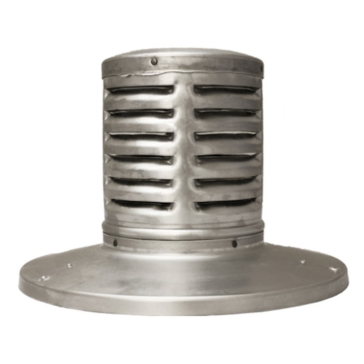Triplelock Gas/Oil Gas Flue Bug Cowl - Silver Filigree
