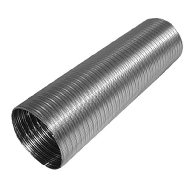 Quattro Plus Solid Fuel 316/316 Chimney Liner per M - Silver Filigree