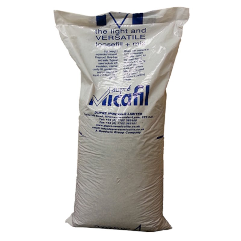 Quattro Plus Insulation Vermiculite Loose Fill 100L Bag - Cream