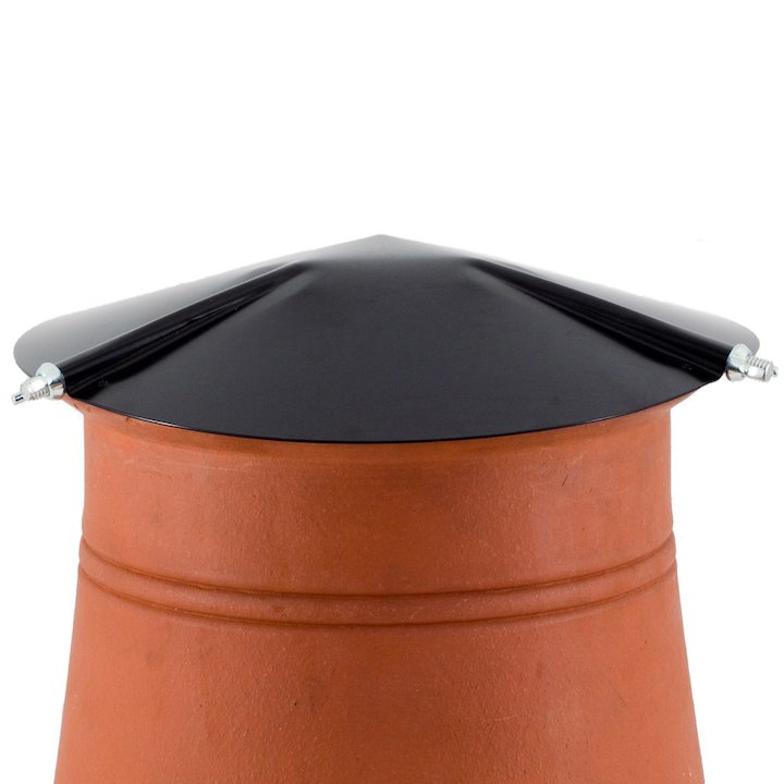 Brewer Chimney Pot Capper Black Hook Fix - Black