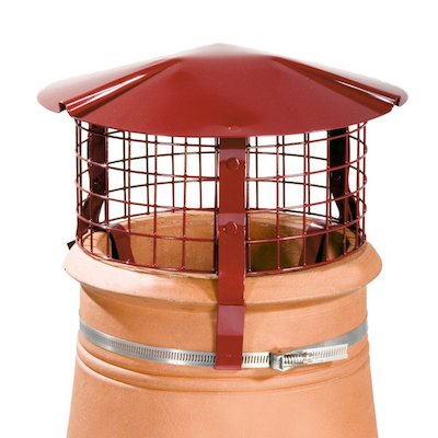 Brewer Chimney Pot Simple Birdguard Terracotta Solid Fuel Stoves Round Top