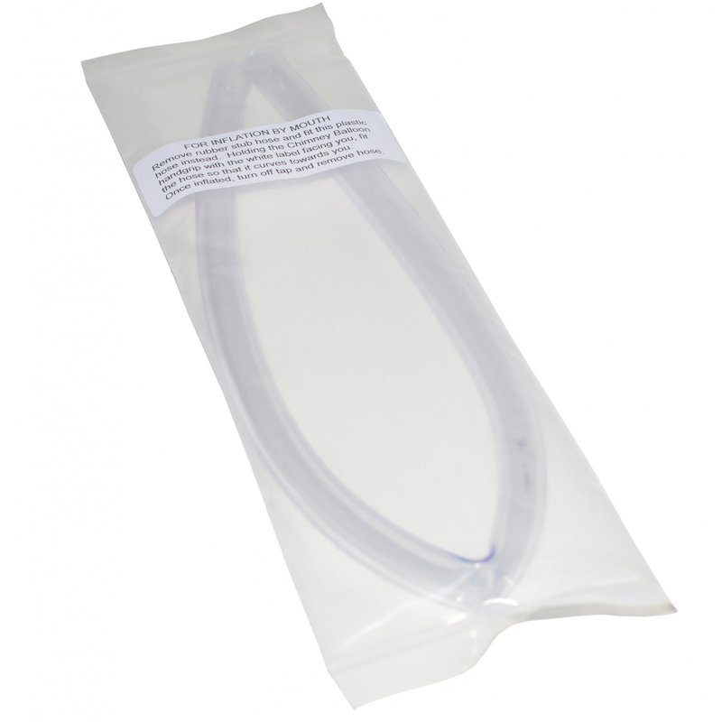 Chimney Balloon 2ft Mouth Inflation Tube - Clear