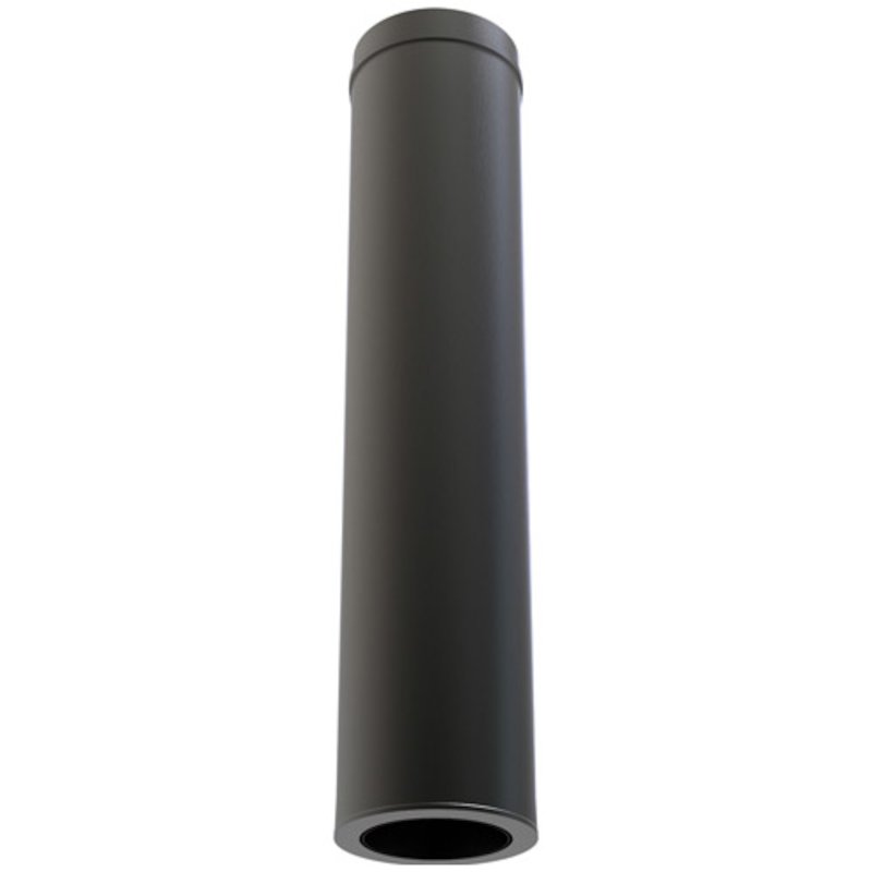 Convesa KC Twinwall Flue 1m Connection Length - Black