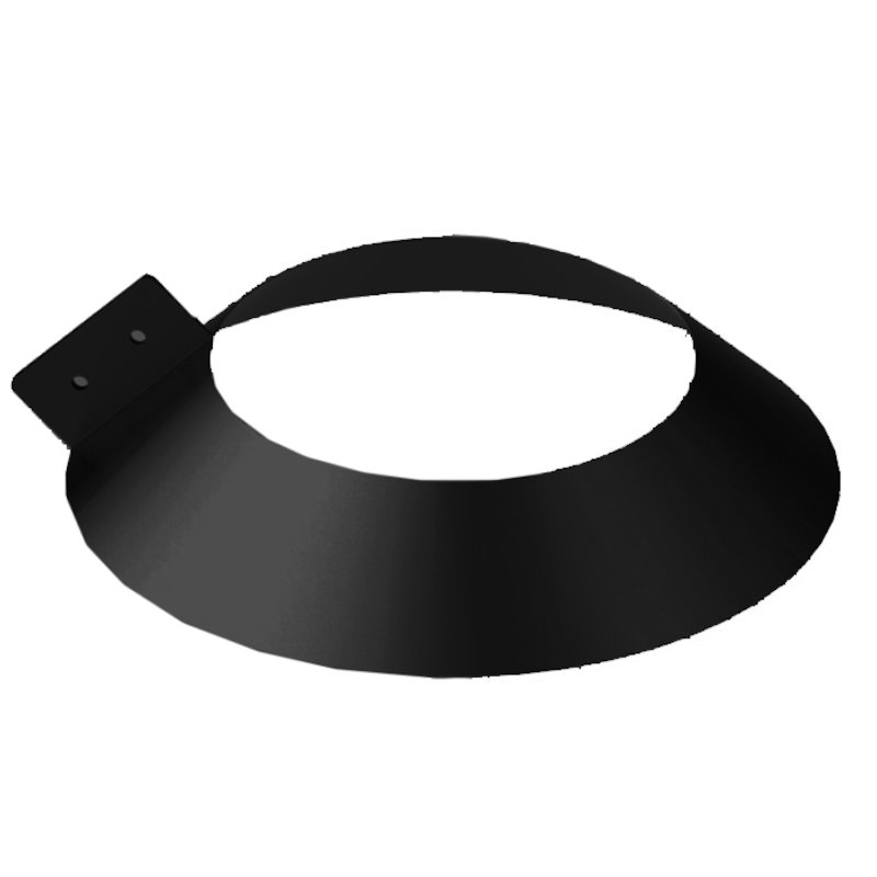 Midtherm HTS Twinwall Flue Storm Collar Flashing - Black