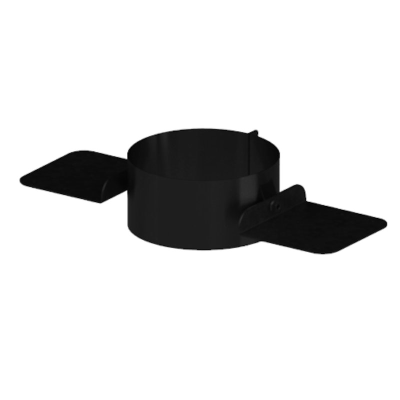 Midtherm HTS Twinwall Flue Heavy Duty Rafter Support Bracket - Black