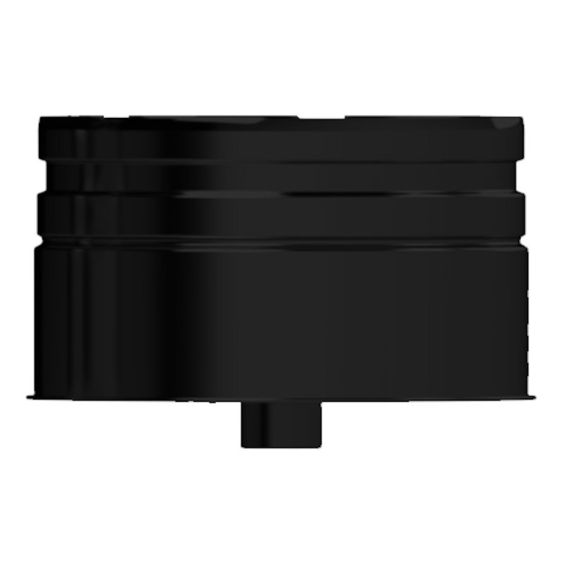Midtherm HTS Twinwall Flue Tee Cap - Black