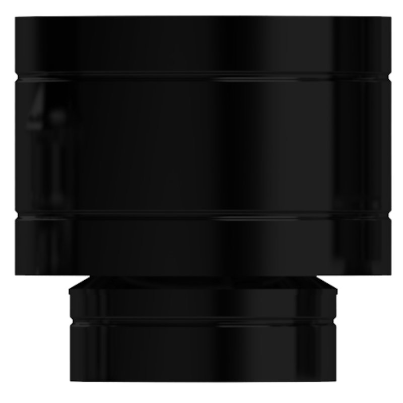 Midtherm HTS Twinwall Flue Sweedish Universal Gas Cowl - Black