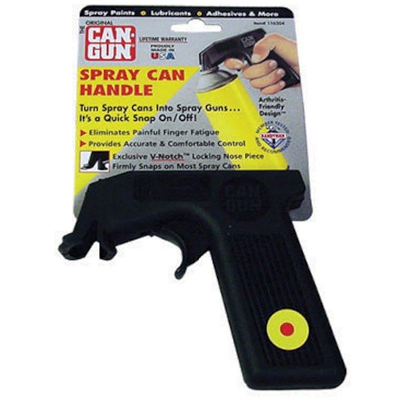 Stovebright Aerosol Spray Can Gun - With Trigger - Black