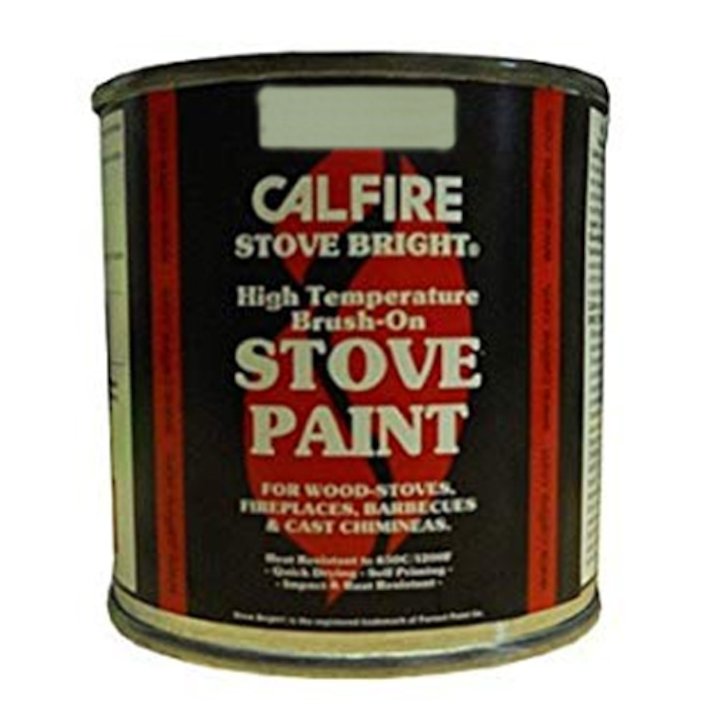 Stovebright Heat Resistant Stove Paint - Tin - Flat Black