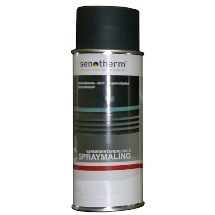 Senotherm Heat Resistant Stove Paint - Aerosol Spray - Black