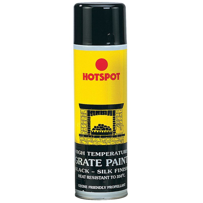 Hotspot Heat Resistant Grate Paint - Aerosol Spray - Satin Black
