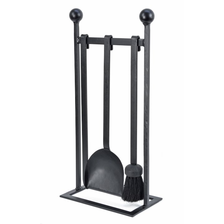 Manor Blacksmith Fire Tool Companion Set - Black