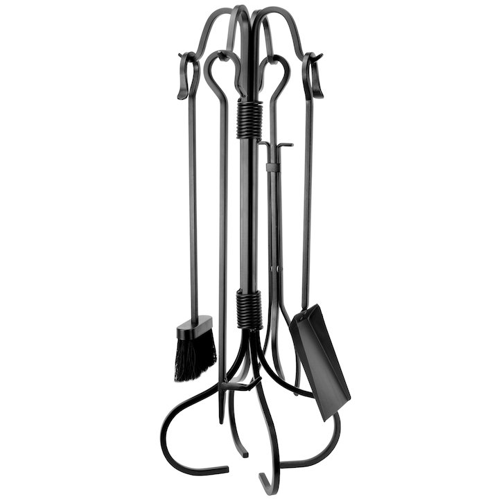 Manor Nevis Fire Tool Companion Set - Black