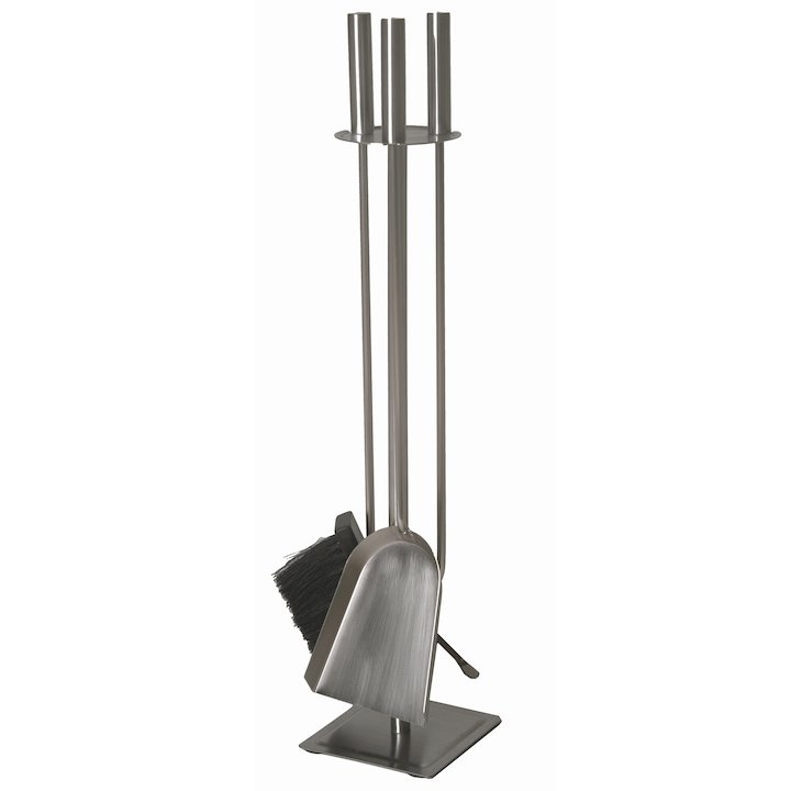 Mendip Allerton Fire Tool Companion Set - Clearance - Silver