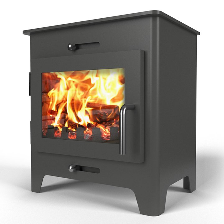 Saltfire ST1 Wood Stove - Charcoal