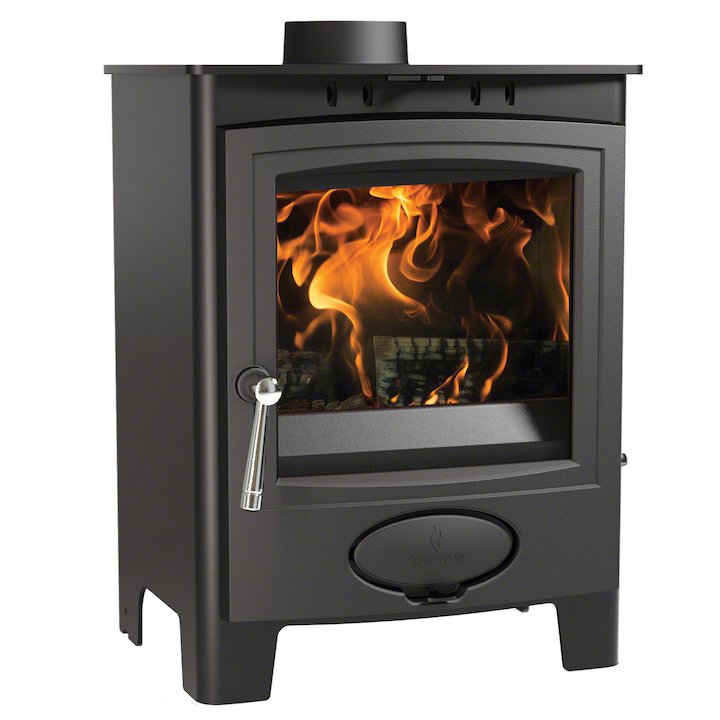 Arada Ecoburn Plus 5 Multifuel Stove - Midnight Black