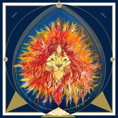 Foulard THE LION, versione blu