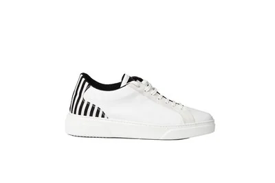 Sneakers donna bianche e black & white