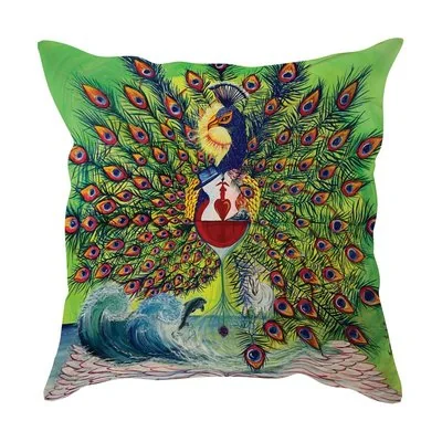 Cushion with printed artwork PAINT THE SOUL