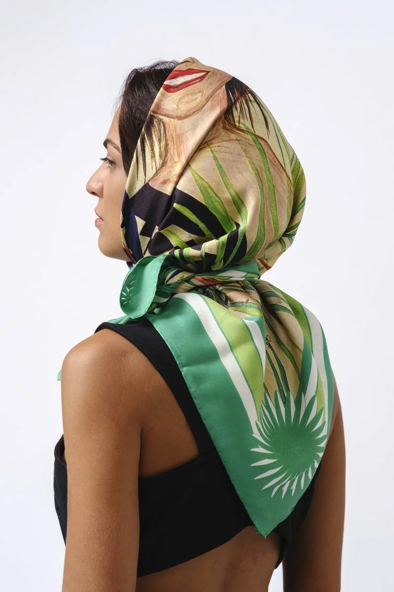 THE SPRING scarf in silk twill by jessentia