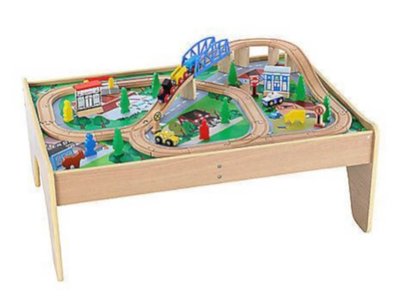 Early Learning Centre Small Wooden Train Table