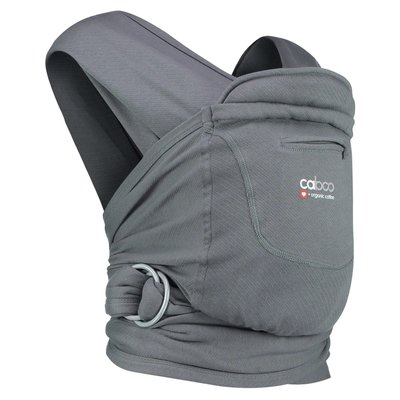 Caboo Organic Baby Carrier - Pewter - Default