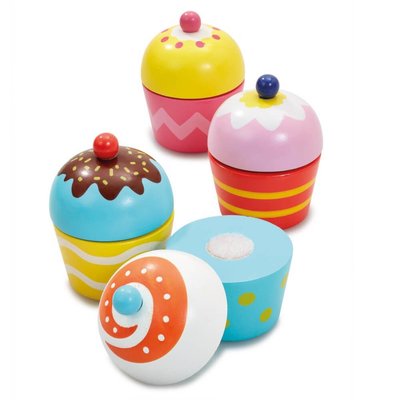 Early Learning Centre Wooden Cupcake Set