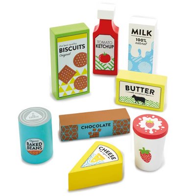 Early Learning Centre Wooden Food Shopping Set - Default