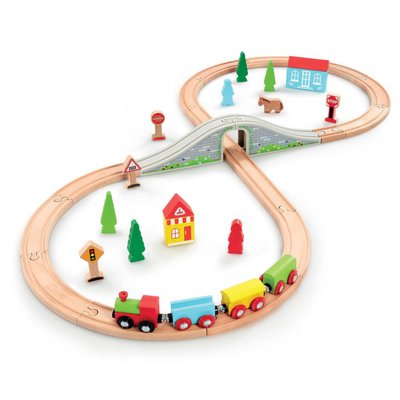 Early Learning Centre Wooden Little Town Train Set - Default