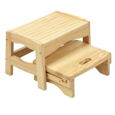 Safety 1st Wooden 2 Step Stool - Natural