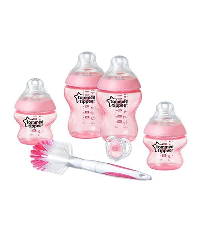 Tommee Tippee Closer to Nature Bottle Starter Kit - Pink