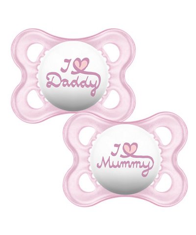 Mam Style 0+Month Soother - Pink