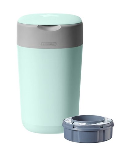 Tommee Tippee Twist & Click Advanced Nappy Disposal Sangenic Bin - Green