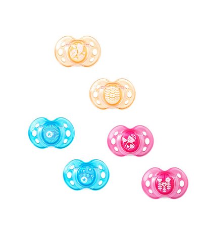 Tommee Tippee Closer to Nature Air Style Soothers 6-18m (2-pack)