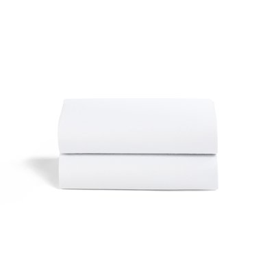 SnuzPod Crib 2 Pack Fitted Sheets - White