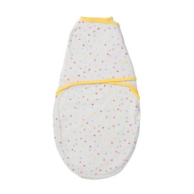 Clevamama Swaddle to Sleep 0-3 Months - White