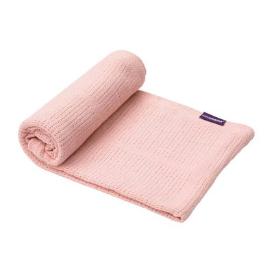 Clevamama Cellular Moses&Crib Blanket - Pink