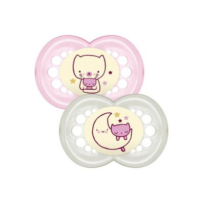 Mam Night Soother 6m+ - Pink
