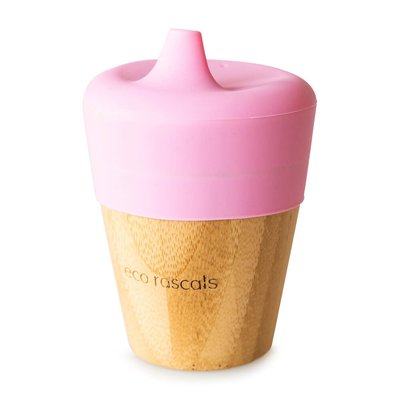 Eco Rascals Small Cup & Sippy feeder - Pink