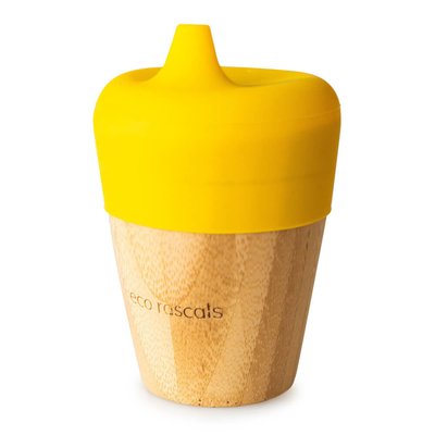 Eco Rascals Small Cup & Sippy feeder - Yellow