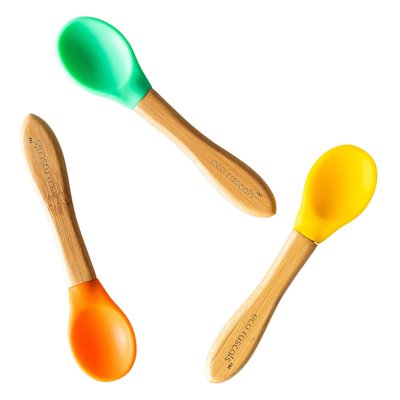 Eco Rascals Spoons 3pk - Green/Orange/Yellow