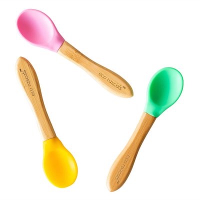 Eco Rascals Spoons 3pk - Pink/Green/Yellow